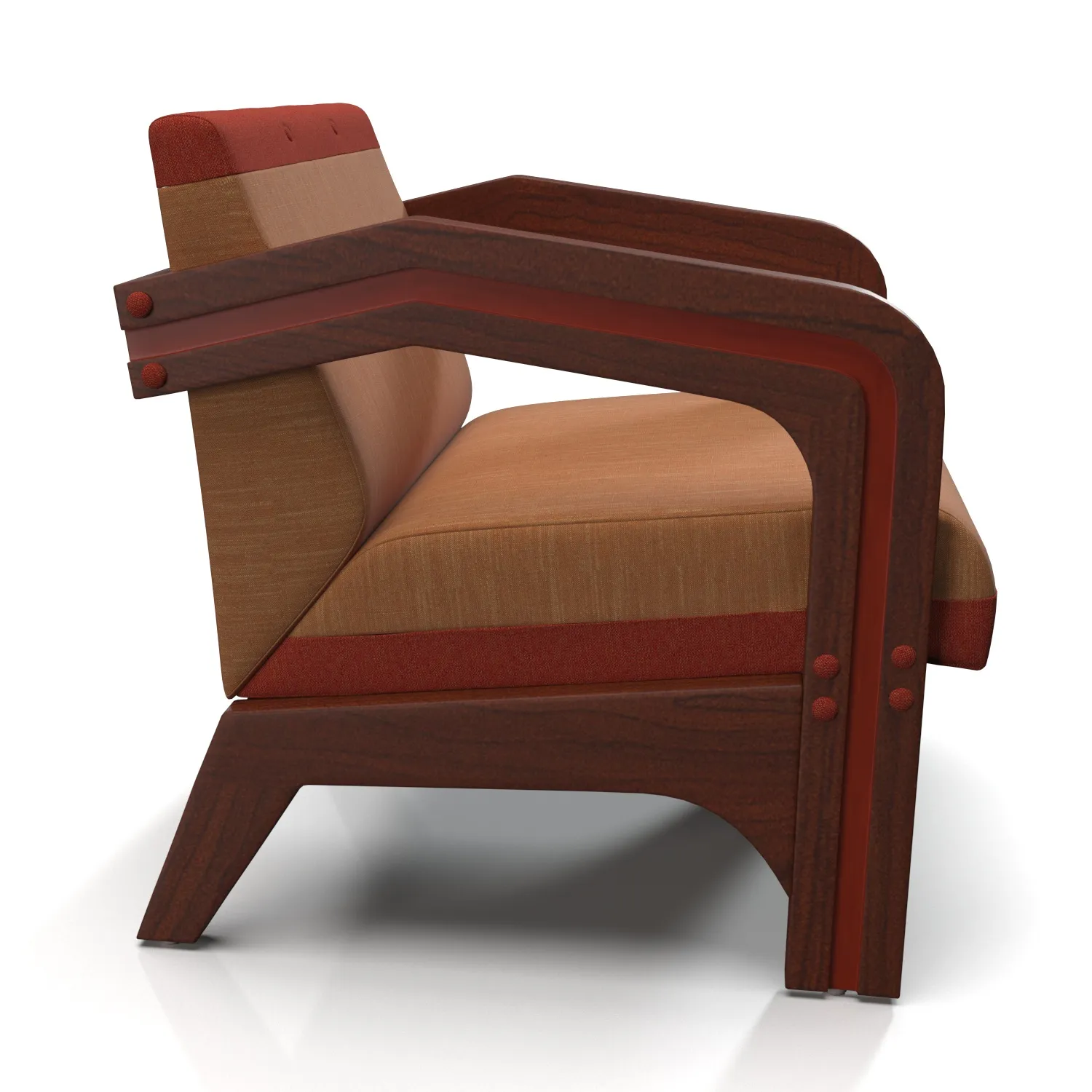 Eluney Lounge Chair PBR 3D Model_03